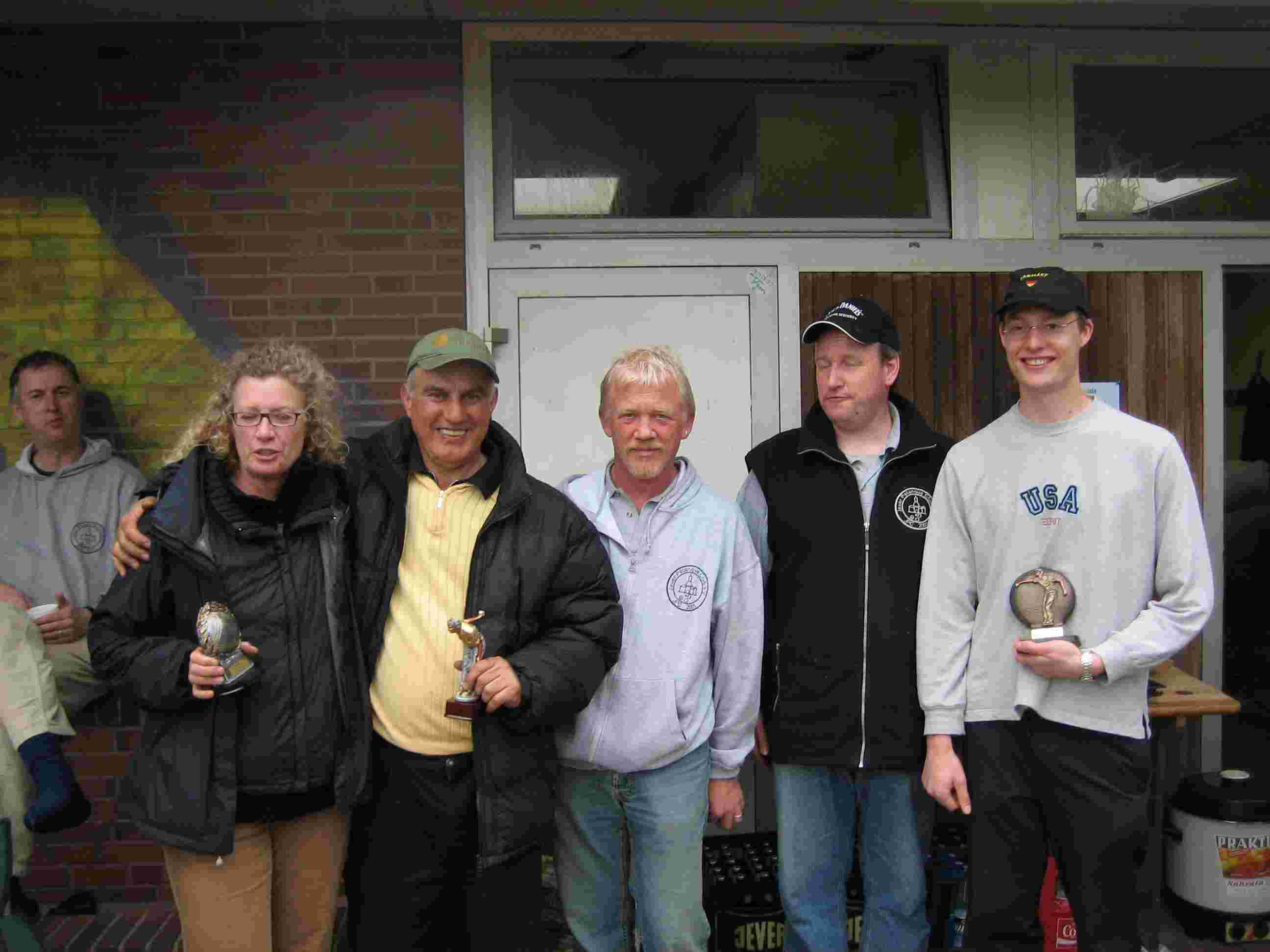 D�rte Finken, Latif Barqawi, Hubert V�hning, Wilfried Falke und Christof Steinbrecher