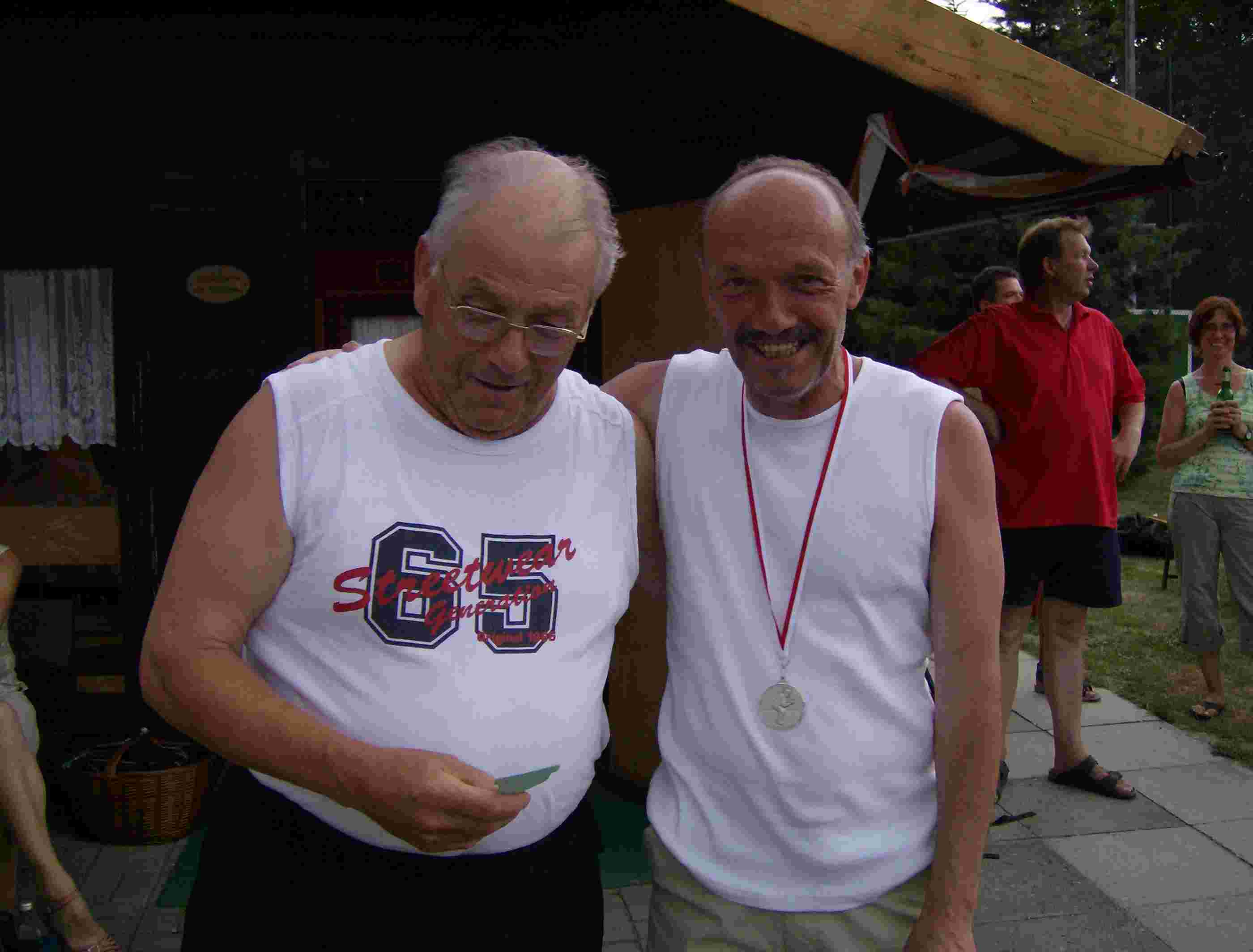 Johann Blank und G�nter L�nstedt