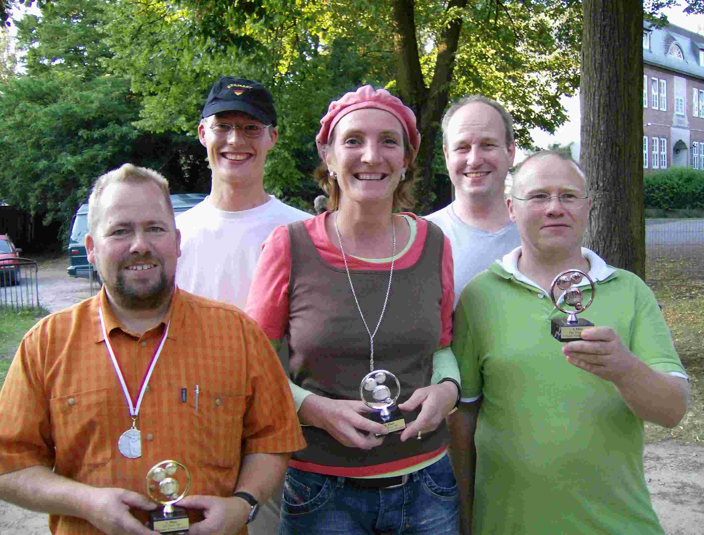 Andreas Becker, Christof Steinbrecher, Ulrike Benning, Wilfried Falke und Ralf Brauner