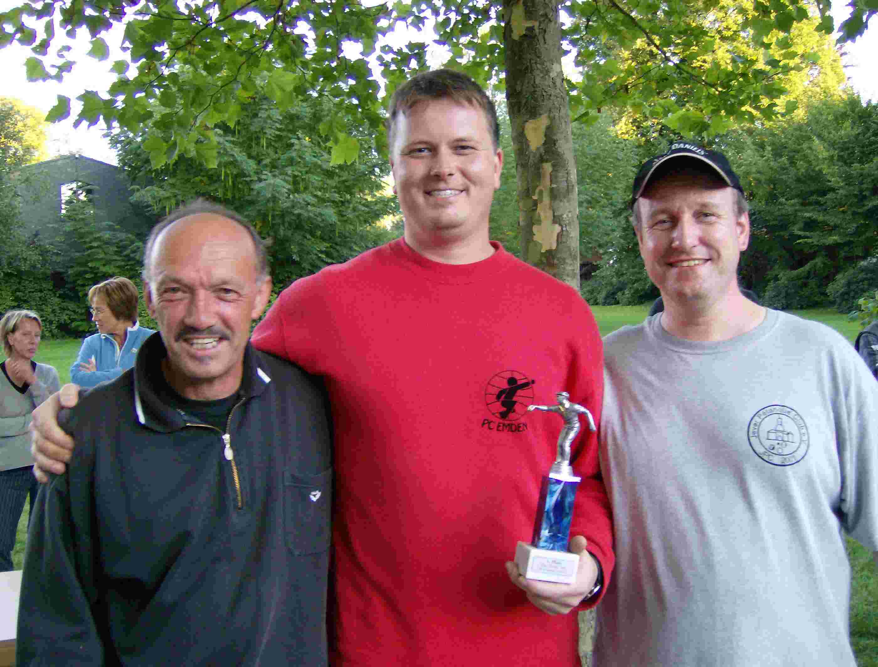 G�nter L�nstedt, Stefan Eilers und Wilfried Falke