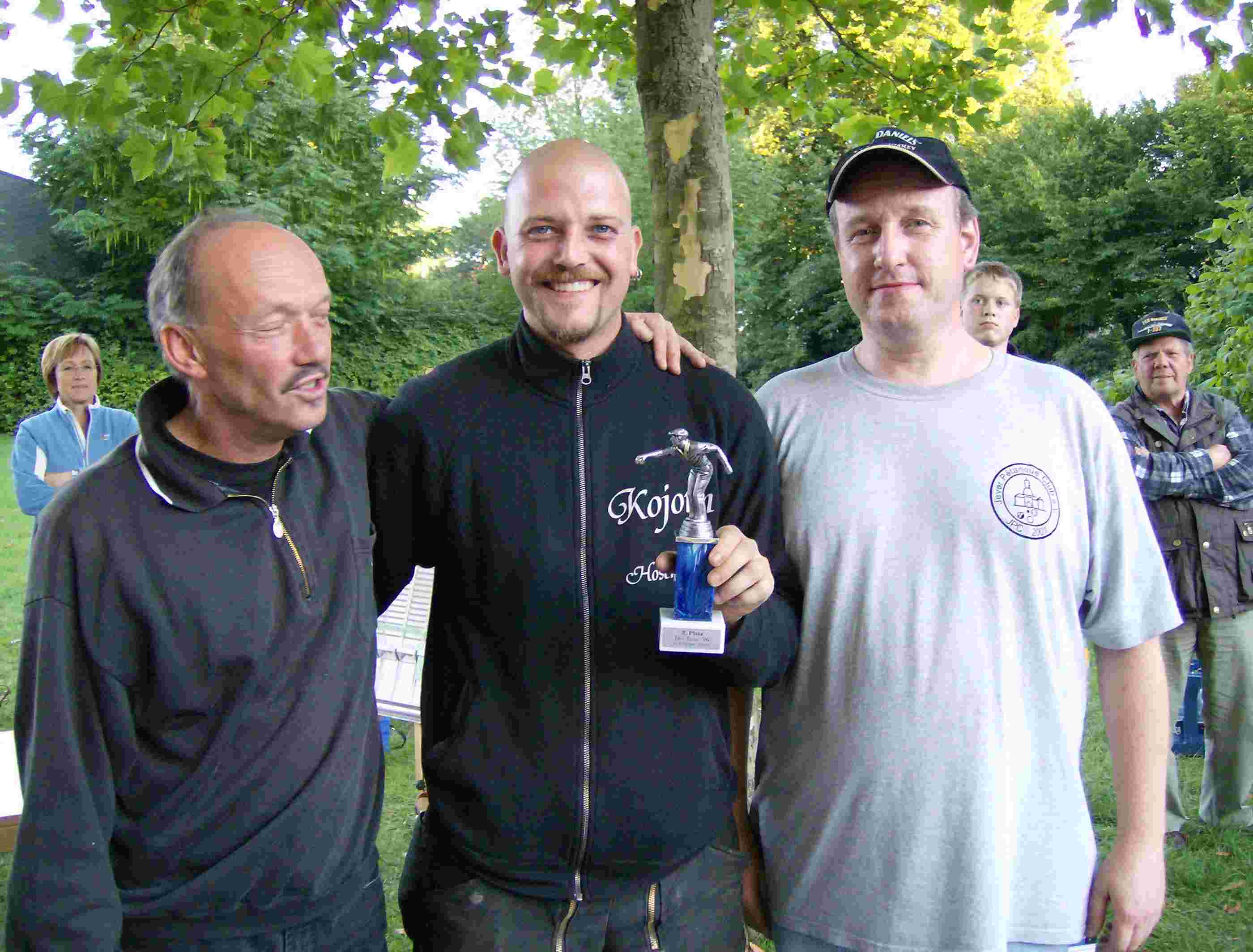 G�nter L�nstedt, Mike Wiemers und Wilfried Falke