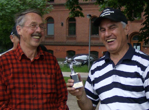 Klaus-Peter L�rsch und Latif Barqawi