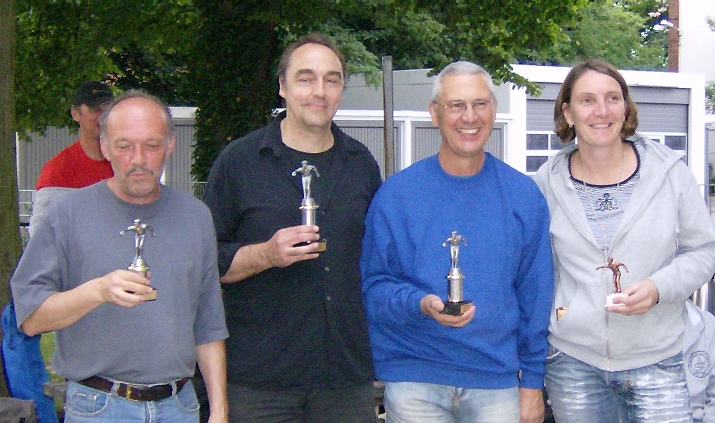 Gnter Lnstedt, Manfred Wlk, Peter Teichmann und Ulrike Benning