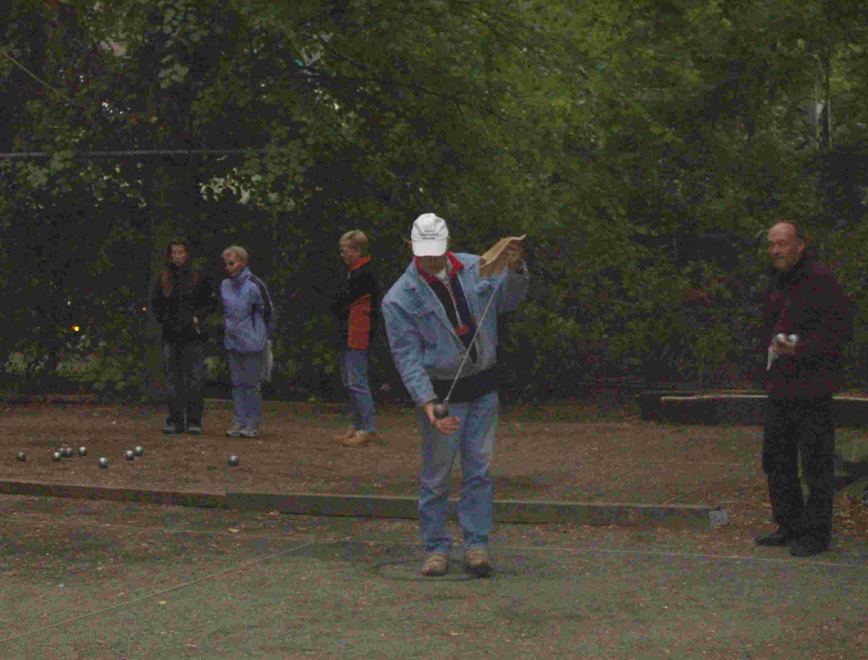 Rudi als Hammerwerfer und G�nter die am Ende auf Platz 3 und 4 landeten