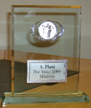 Der Pokal für Platz 3 beim Masters 2009